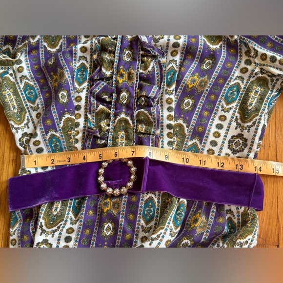 70s Vintage Dollyrockers Victorian Revival Maxi Dress - Picture 7 of 9